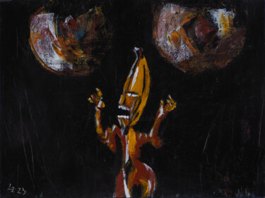 Pintura intitulada "The (Dance of the)…" por Ludwig Zeininger, Obras de arte originais, Acrílico