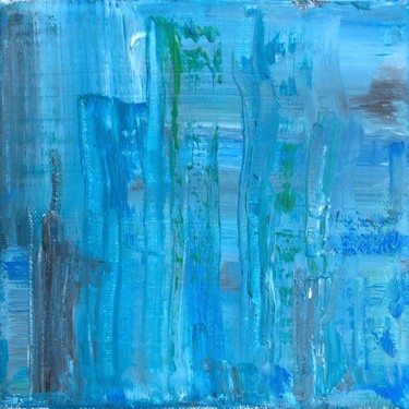 Картина под названием "Underwater garden" - Ludwika Pilat, Подлинное произведение искусства, Акрил Установлен на Деревянная…