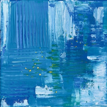 Картина под названием "Underwater" - Ludwika Pilat, Подлинное произведение искусства, Акрил Установлен на Деревянная рама дл…