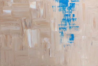 Картина под названием "Oasis IV" - Ludwika Pilat, Подлинное произведение искусства, Акрил Установлен на Деревянная рама для…