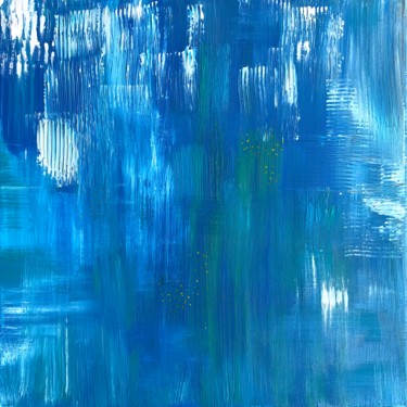 Peinture intitulée "Sea" par Ludwika Pilat, Œuvre d'art originale, Acrylique Monté sur Châssis en bois