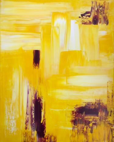 Peinture intitulée "Yellow #artistsuppo…" par Ludwika Pilat, Œuvre d'art originale, Acrylique Monté sur Châssis en bois
