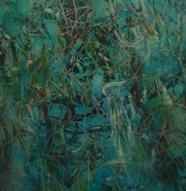 Painting titled "blublues" by Lüc Poyet, Original Artwork