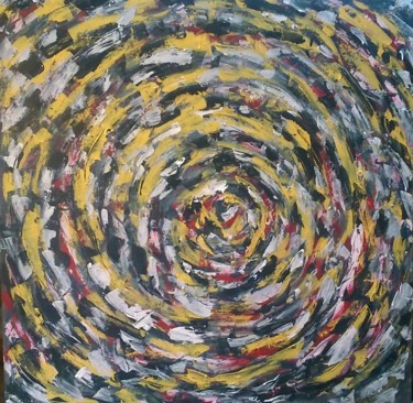 Peinture intitulée "LE SAUT DE L' ANGE.…" par Lüc Poyet, Œuvre d'art originale, Acrylique