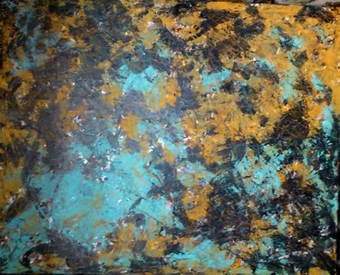 Painting titled "PLATINIUM" by Lüc Poyet, Original Artwork, Acrylic