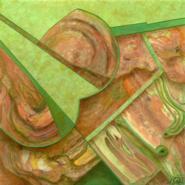 Картина под названием "The Soybean Provide…" - Lugew Antes, Подлинное произведение искусства, Акрил