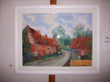 Peinture intitulée "le Moulin de la Com…" par Lugez Marcelle, Œuvre d'art originale