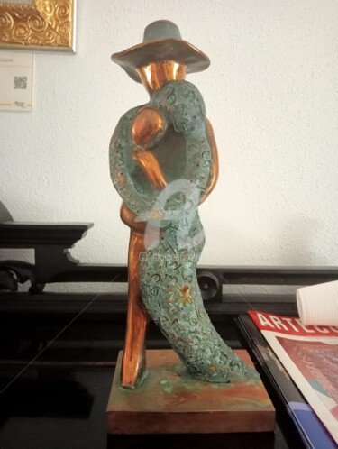 Скульптура под названием "La protezione famil…" - Luigi Basile, Подлинное произведение искусства, Бронза