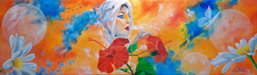 Painting titled "A desire for spring" by Luigi Cataldi, Original Artwork, Oil