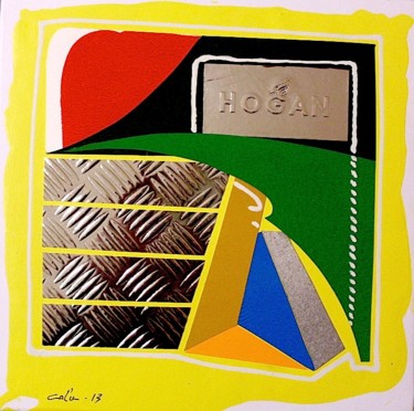 Painting titled "frame-k3" by Luigi Cola, Original Artwork, Oil