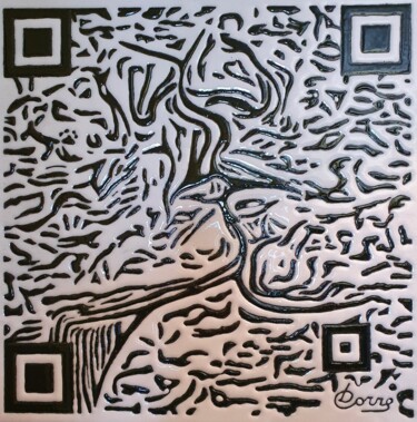 Картина под названием ""The Passion Code"" - Luigi Corriero (Luicorresart), Подлинное произведение искусства, Эмаль Установл…