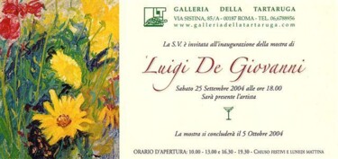 Painting titled "Roma  galleria d’ar…" by Luigi De Giovanni, Original Artwork