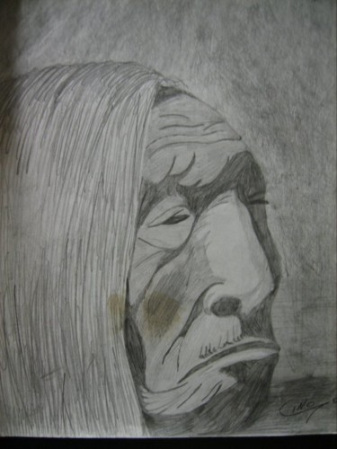 Drawing titled "nuvola-rossa.jpg" by Gino, Original Artwork, Pencil