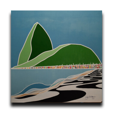 Malarstwo zatytułowany „Shapes of Rio marve…” autorstwa Luigi Di Mauro, Oryginalna praca, Akryl
