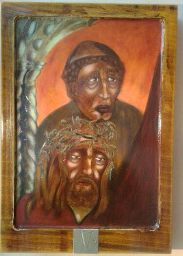 Pittura intitolato "immagine1-via-cruci…" da Luigi Gentile, Opera d'arte originale