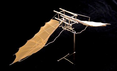 Design intitulée "Da Vinci Flying dev…" par Luigi Lupini, Œuvre d'art originale, Art de la table