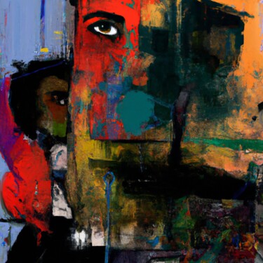 Картина под названием "I see" - Luigi Fazio (Fazio's Concepts), Подлинное произведение искусства, Акрил