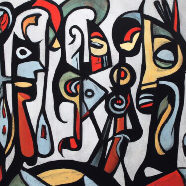 Peinture intitulée "Ecstatic and still…" par Luigi Fazio (Fazio's Concepts), Œuvre d'art originale, Acrylique