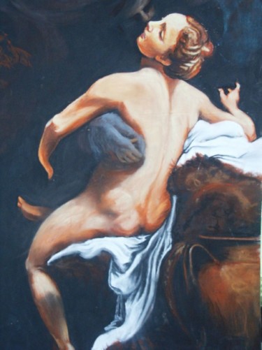 Pittura intitolato "Unknown" da Legno Luigi, Opera d'arte originale