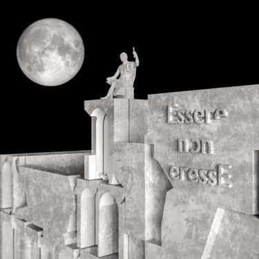 Digital Arts titled "Essere non eressE" by Luigi M. Verde, Original Artwork, 3D Modeling