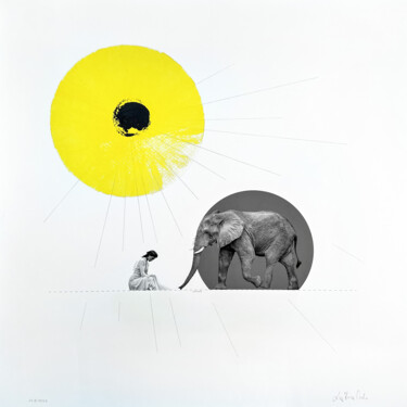 Grafika cyfrowa / sztuka generowana cyfrowo zatytułowany „Circle of life” autorstwa Luigi M. Verde, Oryginalna praca, Manipu…