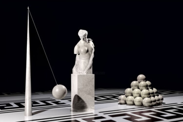 Digital Arts με τίτλο "Silent Harmony" από Luigi M. Verde, Αυθεντικά έργα τέχνης, 3D Μοντελοποίηση