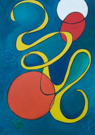 Peinture intitulée "virevire.jpg" par Luigina, Œuvre d'art originale, Acrylique