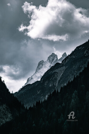 Fotografia intitolato "Winter Mountainscape" da Luigi Veggetti, Opera d'arte originale, Fotografia digitale