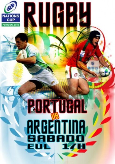 Artes digitais intitulada "Portugal vs Argenti…" por Luis Abreu, Obras de arte originais