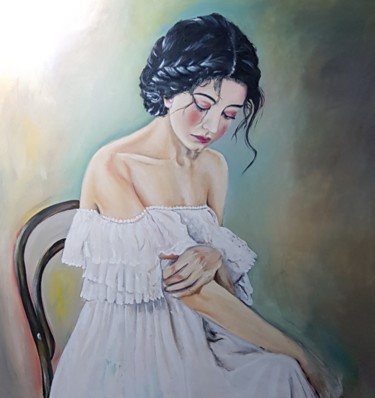Pintura titulada "Melancolia.jpg" por Lacasa, Obra de arte original, Oleo