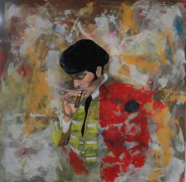 Peinture intitulée "torero.jpg" par Lacasa, Œuvre d'art originale, Huile