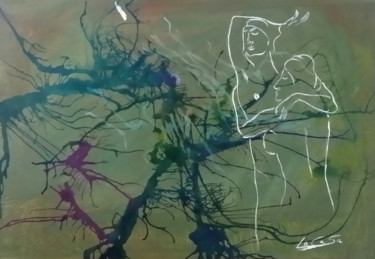 Pintura titulada "la-pareja.jpg" por Lacasa, Obra de arte original, Oleo