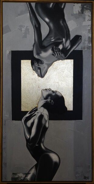 Ζωγραφική με τίτλο "Epifanía" από Luis Angel Leiva, Αυθεντικά έργα τέχνης, Λάδι Τοποθετήθηκε στο Ξύλινο φορείο σκελετό