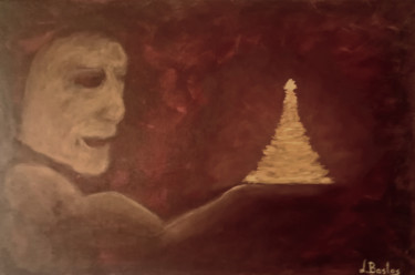 Peinture intitulée "Merry christmas" par Luís Bastos, Œuvre d'art originale, Acrylique