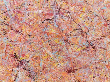 제목이 "Disruptive Energy"인 미술작품 Luís Bastos로, 원작, 에나멜 나무 들것 프레임에 장착됨