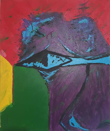 Pintura intitulada "Black Power" por Diboa, Obras de arte originais, Acrílico