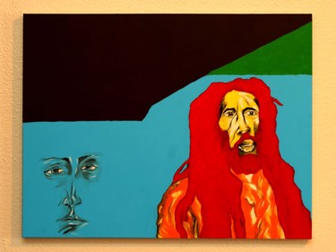 Pintura intitulada "Homem Vivo" por Diboa, Obras de arte originais, Acrílico