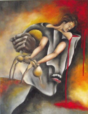 Malerei mit dem Titel "A bebida do rei" von Luis Duro, Original-Kunstwerk, Öl
