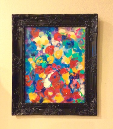 Painting titled "Flormidable" by Luis Graterol, Original Artwork, Acrylic