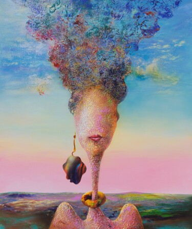 Malerei mit dem Titel "Brinco" von Luis Liberato, Original-Kunstwerk, Acryl