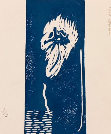 Gravures & estampes intitulée "#3" par Luís Luís, Œuvre d'art originale, Linogravures