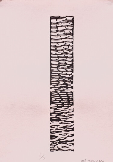 Отпечатки и Гравюры под названием "almost complete ~" - Luís Luís, Подлинное произведение искусства, Линогравюры