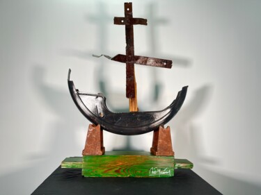Sculpture intitulée "Carabela" par Luis Manuel Ruiz, Œuvre d'art originale, Métaux