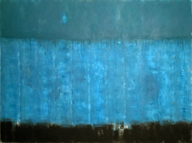 제목이 "Tide"인 미술작품 Luis Medina로, 원작, 아크릴 나무 들것 프레임에 장착됨