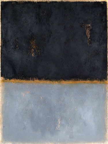 Painting titled "Black and grey" by Luis Medina, Original Artwork, Acrylic