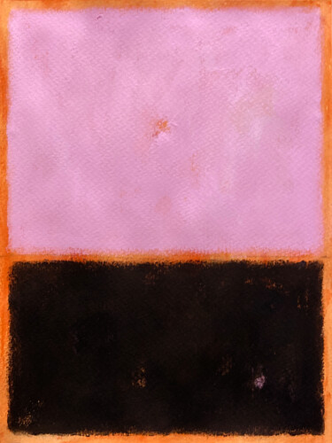 Painting titled "Light pink and black" by Luis Medina, Original Artwork, Acrylic
