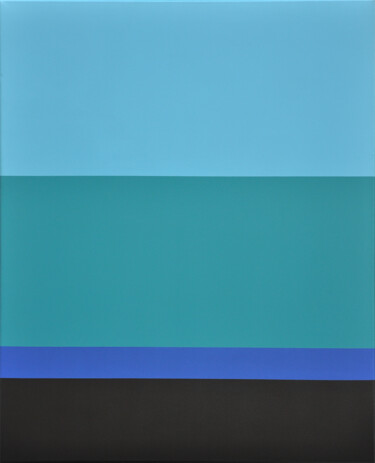 The sea Peinture intitulée "The sea" par Luis Medina, Œuvre d'art originale, Acrylique Monté sur Châssis