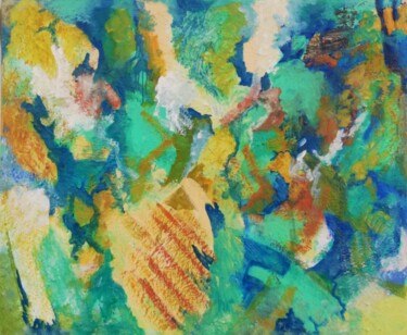 Картина под названием "ALEGRE SINFONIA" - Luis Miguel Aparisi, Подлинное произведение искусства, Масло Установлен на Деревян…