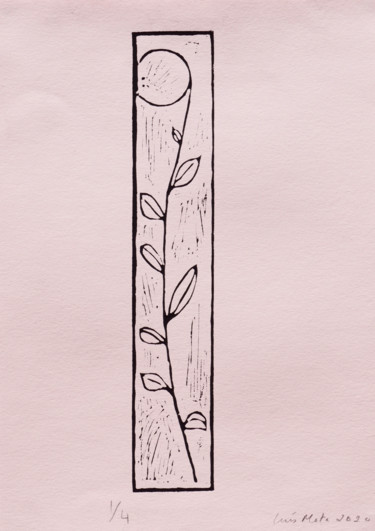 FLOR2 Gravures & estampes intitulée "FLOR2" par Luís Luís, Œuvre d'art originale, Linogravures