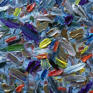 Digitale Kunst mit dem Titel "Rainbow Abstract" von Luis Valente, Original-Kunstwerk, Acryl